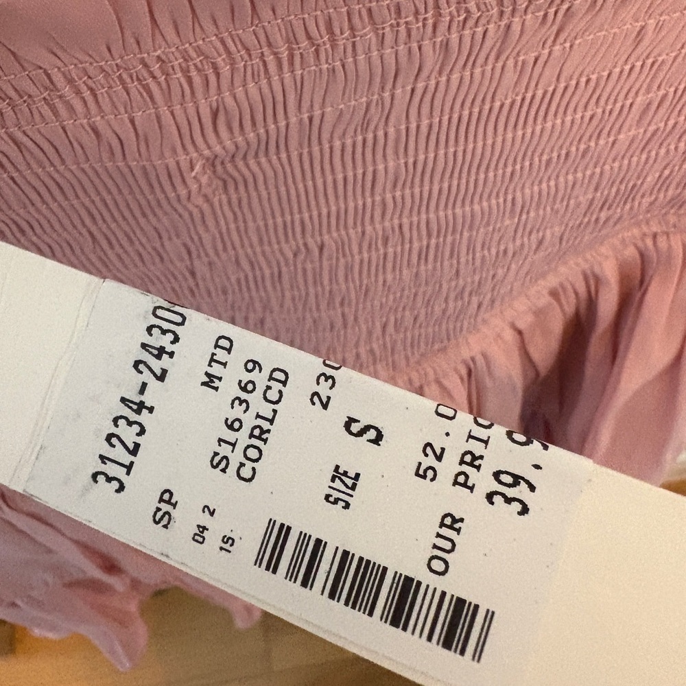 Mustard Seed Light Pink Ruffled Mini SKORT - Picture 5 of 6